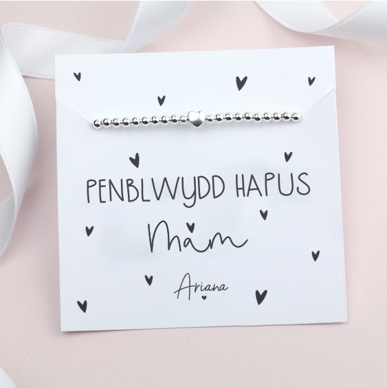 Penblwydd Hapus Mam Bracelet - Ariana Jewellery -  Various Choice 