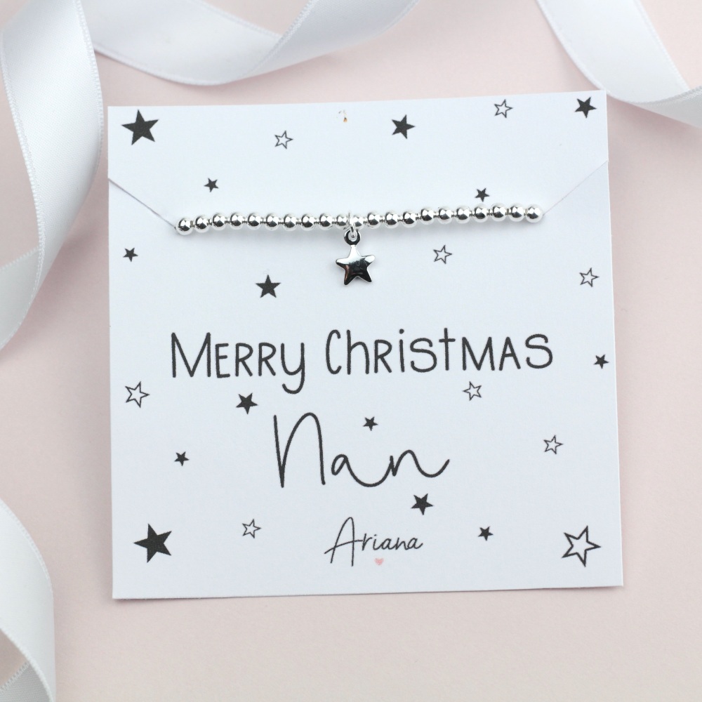 Merry Christmas Nan Bracelet - Ariana Jewellery -  Various Choice 