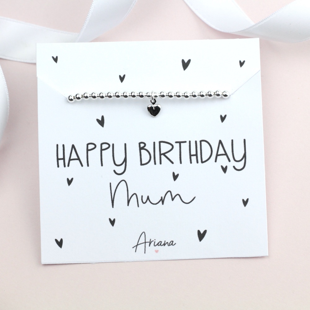 Happy Birthday Mum Bracelet - Ariana Jewellery - Various Choice 