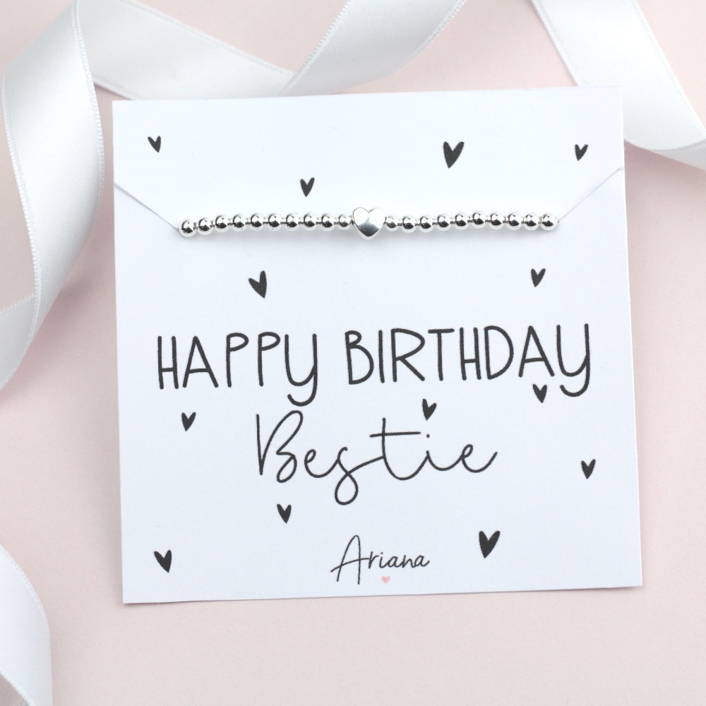 Happy Birthday Bestie Bracelet - Ariana Jewellery - Various Choice 