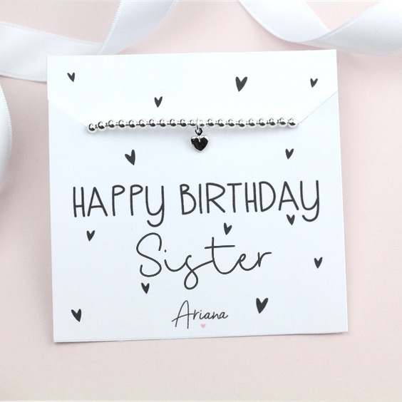 Happy Birthday Sister Bracelet - Ariana Jewellery - Various Choice 