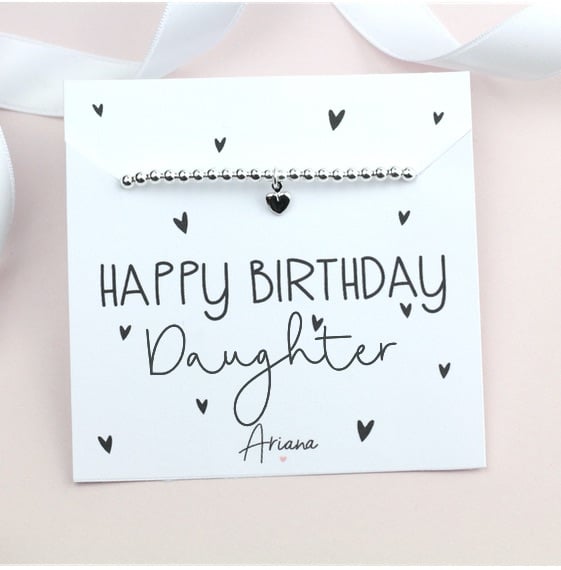 Happy Birthday Daughter Bracelet - Ariana Jewellery - Various Choice 