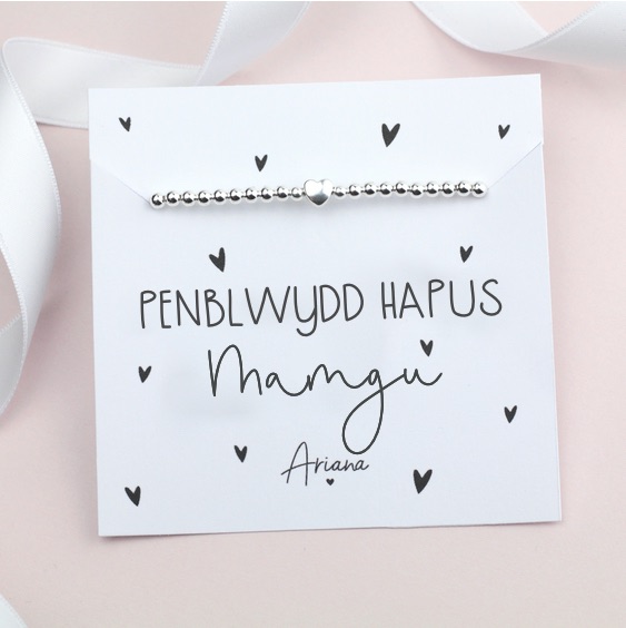 Penblwydd Hapus Mamgu Bracelet - Ariana Jewellery -  Various Choice 