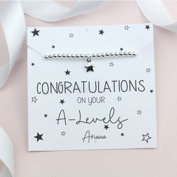 Congratulations on your A-Level's Bracelet - Ariana Jewellery -  Various Choice
