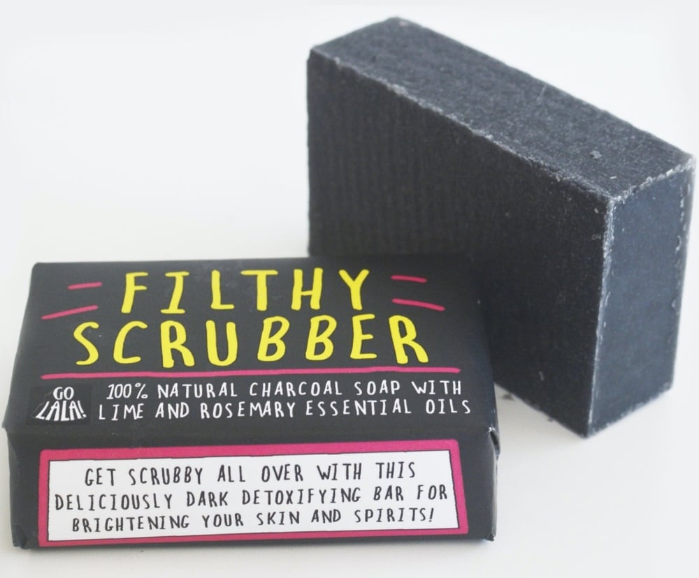 Filthy Scrubber Natural Charcoal Soap Bar