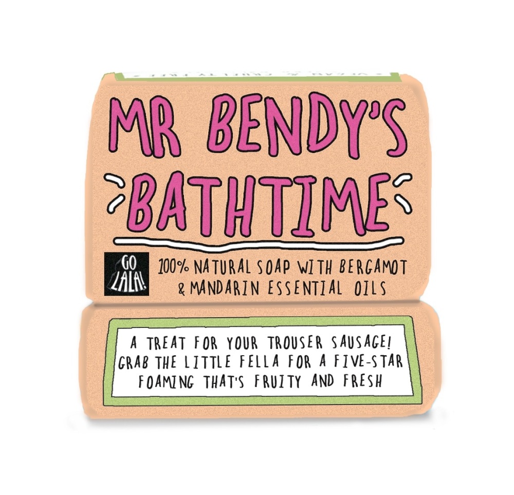 Mr Bendy's Bath Time Natural Soap Bar