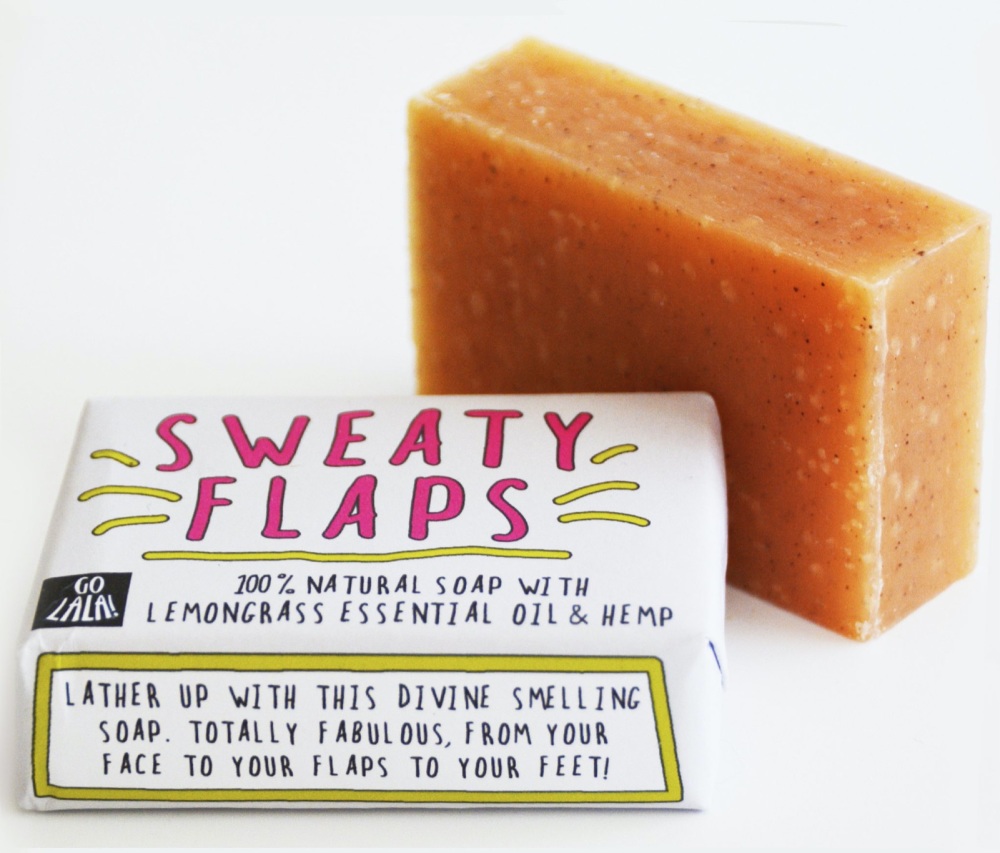 Sweaty Flaps Natural Charcoal Soap Bar
