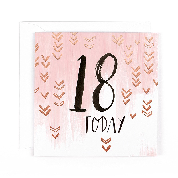 18 Today Card