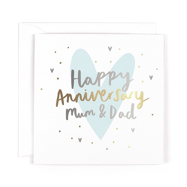Happy Anniversary Mum & Dad Card