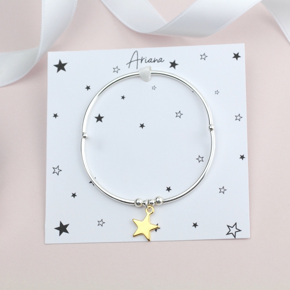 Plain Star Noodle Bracelet - Ariana Jewellery -  Various Choice