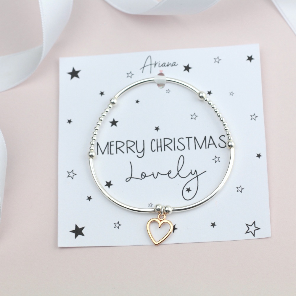 Merry Christmas Lovely Noodle Bracelet - Ariana Jewellery -  Various Choice