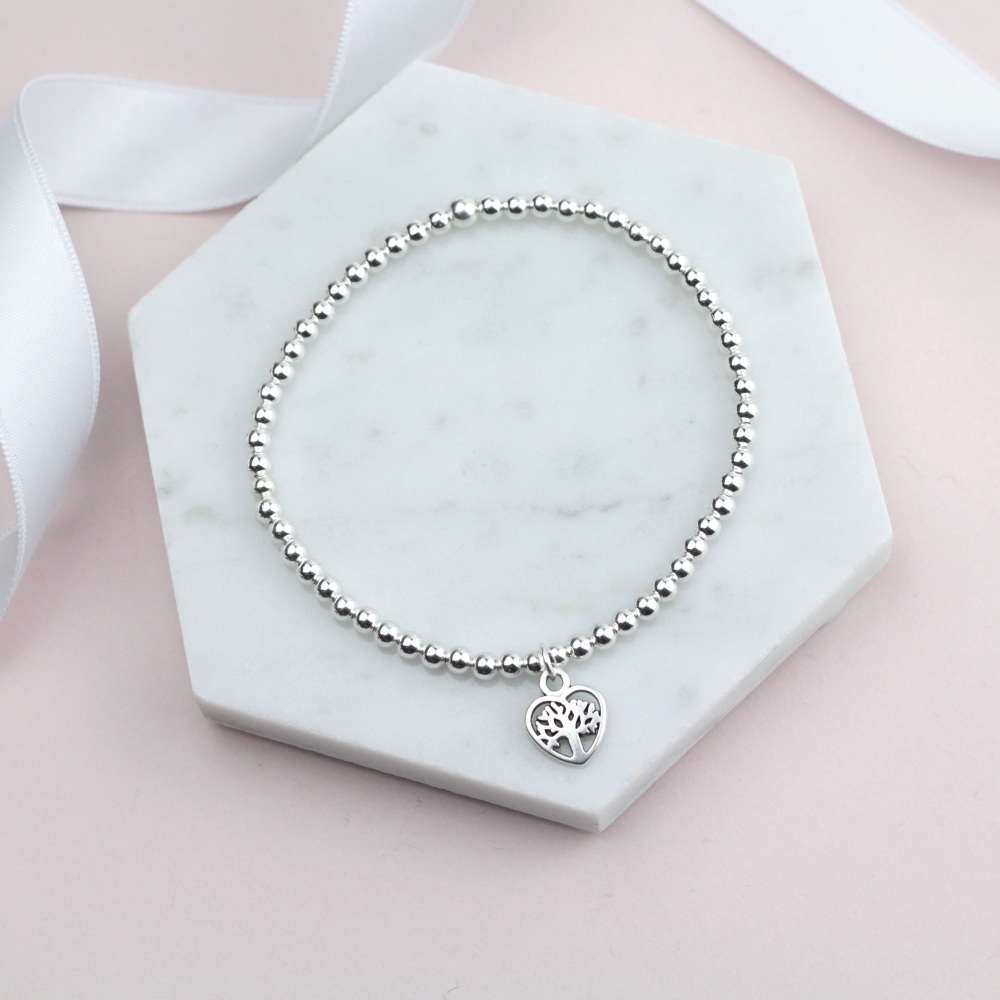 Silver Family Tree Bracelet - Ariana Jewellery
