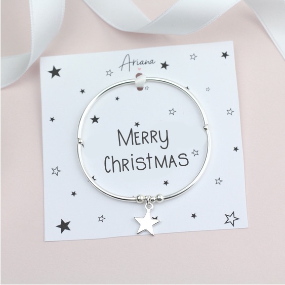 Merry Christmas Noodle Bracelet - Ariana Jewellery - Various Choice