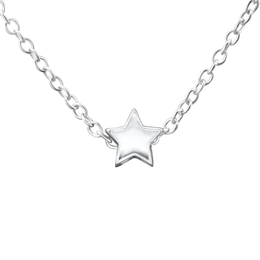 Star Necklace Sterling Silver - CeFfi Jewellery