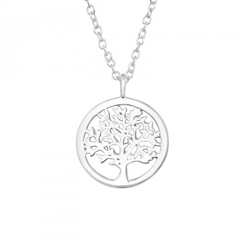 Family Tree Necklace Sterling Silver - CeFfi Jewellery