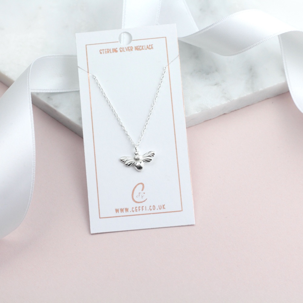 Infinity Heart Necklace Sterling Silver - CeFfi Jewellery
