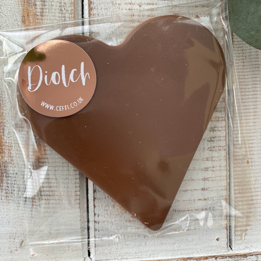 Diolch Chocolate Heart or Star - Various Choice