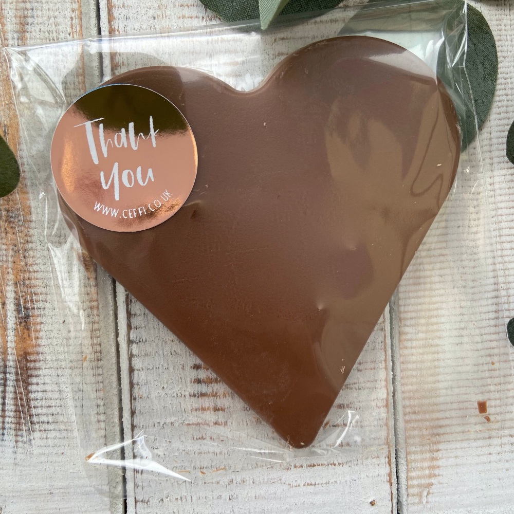 Thank You Chocolate Heart or Star - Various Choice