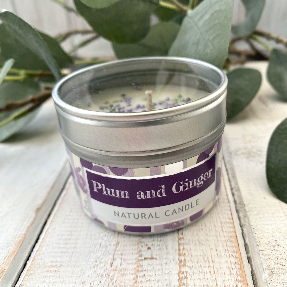 Plum & Ginger Natural Candle