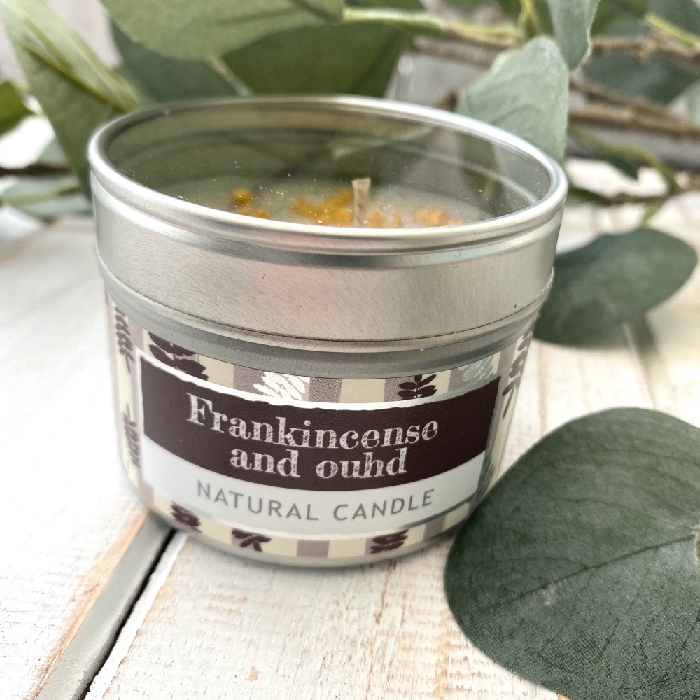 Frankincense & Oudh Natural Candle