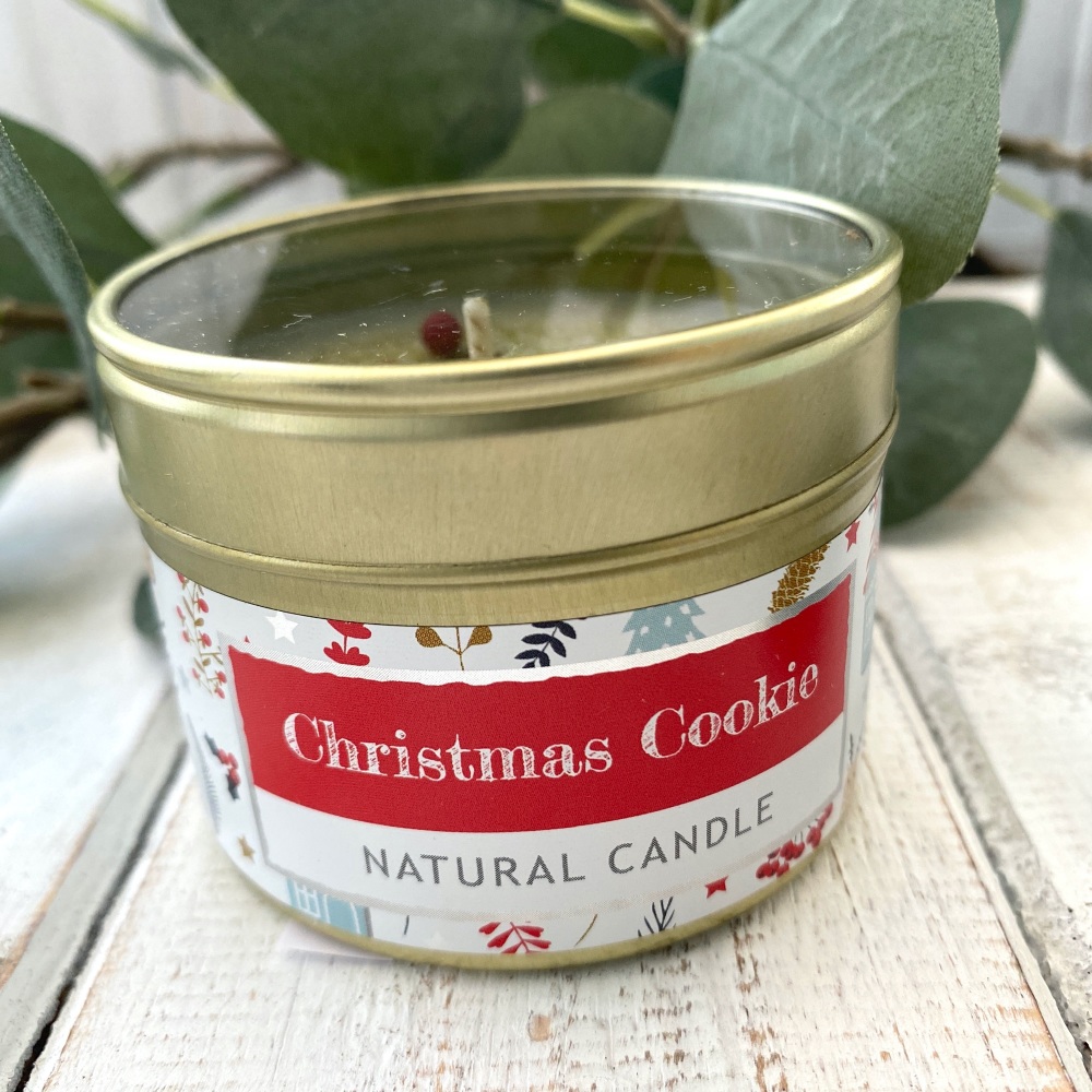 Christmas Cookie - Tin Candle