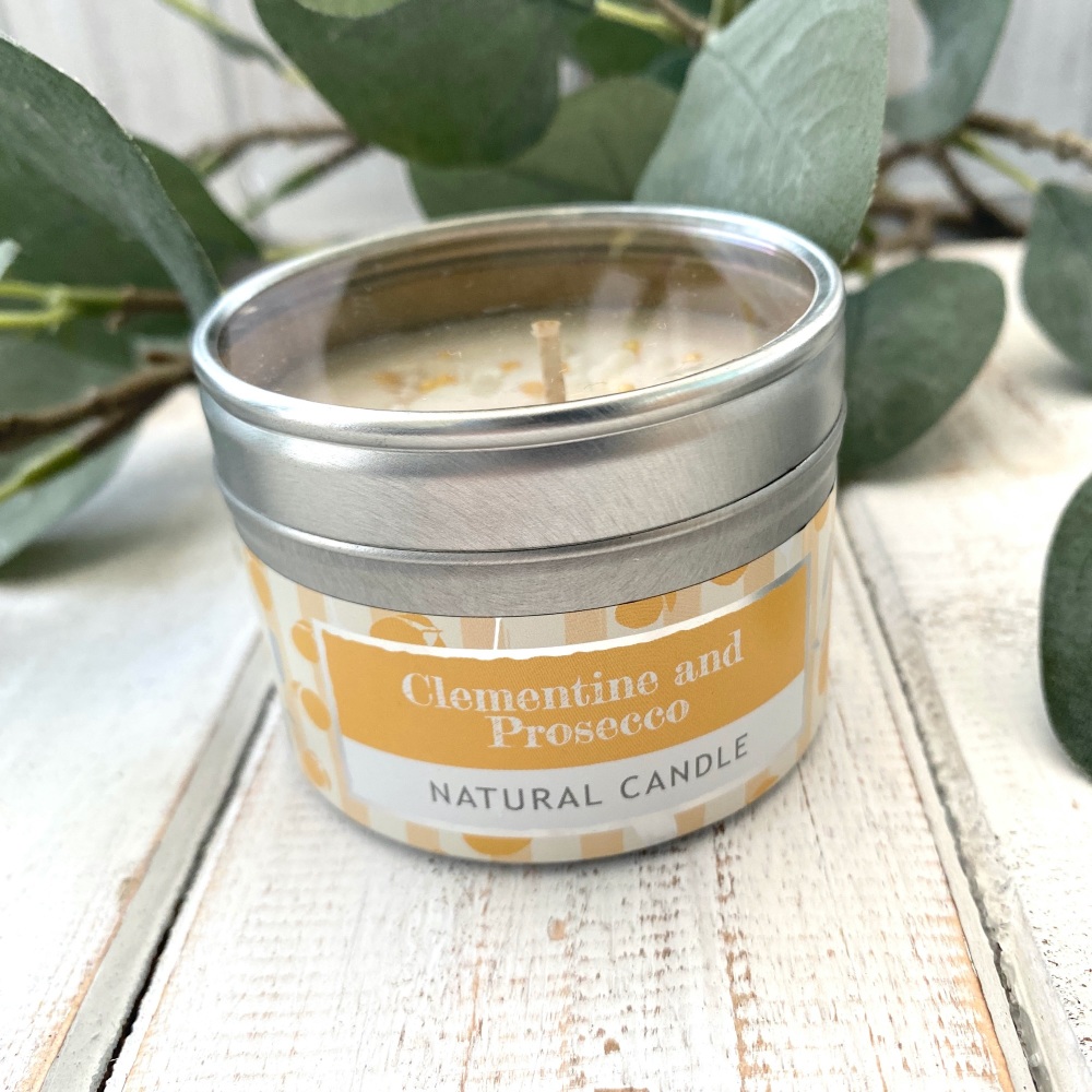 Clementine & Mimosa Natural Soy Wax Candle