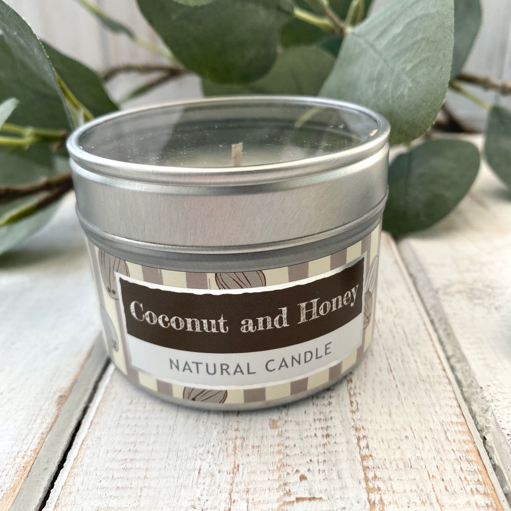 Coconut & Honey Natural Soy Wax Candle