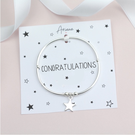 Congratulations Noodle Bracelet - Ariana Jewellery -  Various Choice