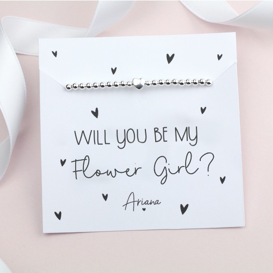 Will you be my Flower Girl Bracelet - Ariana Jewellery -  Various Choice