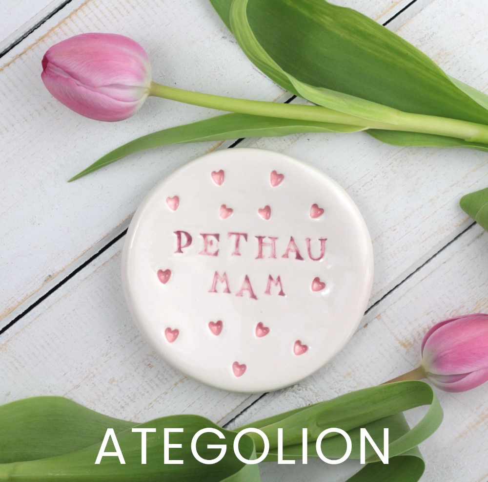Ategolion - Nwyddau Cymraeg