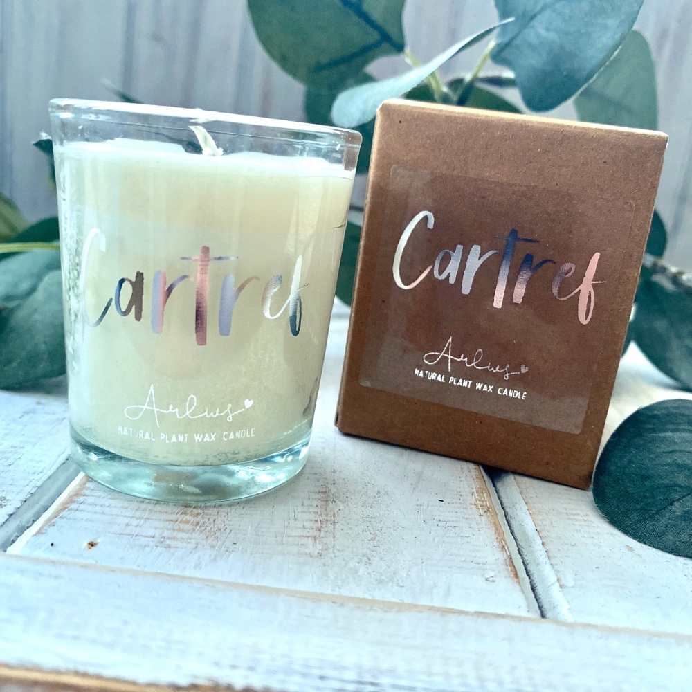 Cannwyll Cartref | Welsh Cartref Natural Small Candle