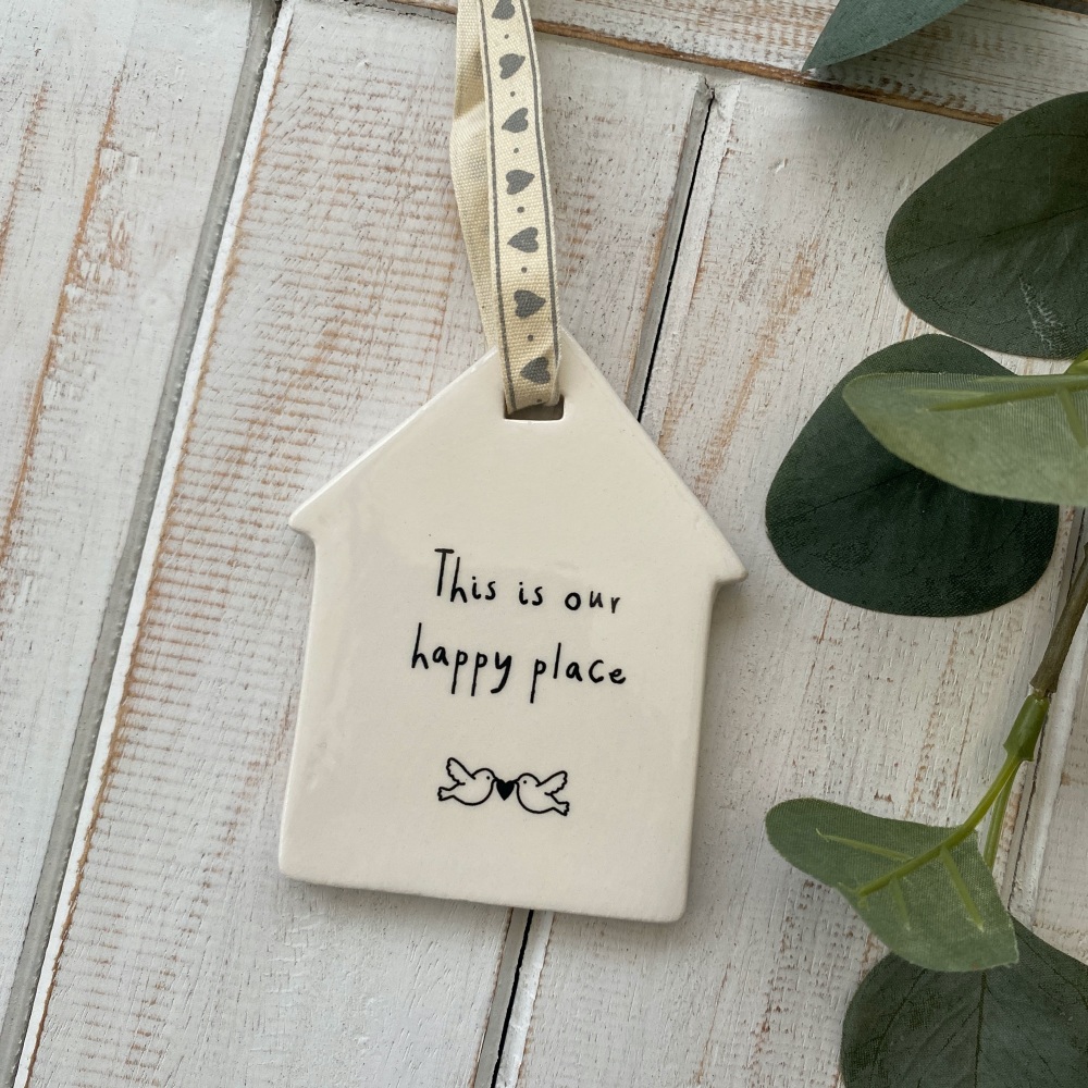 This is our Happy Place Ceramic Decoration