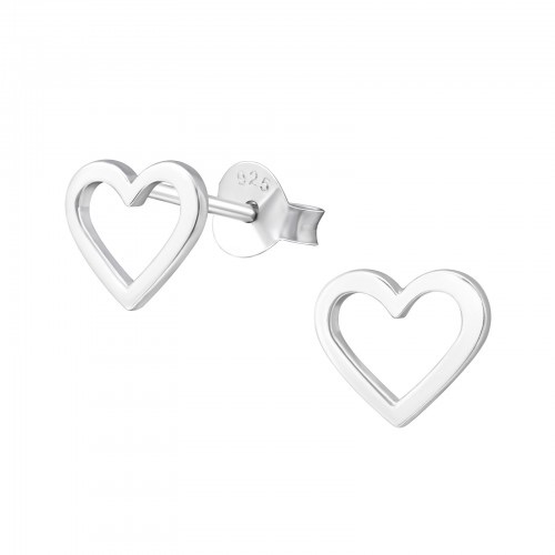 Happy Valentine's Day Earrings Sterling Silver 925 - CeFfi Jewellery - Various Choices