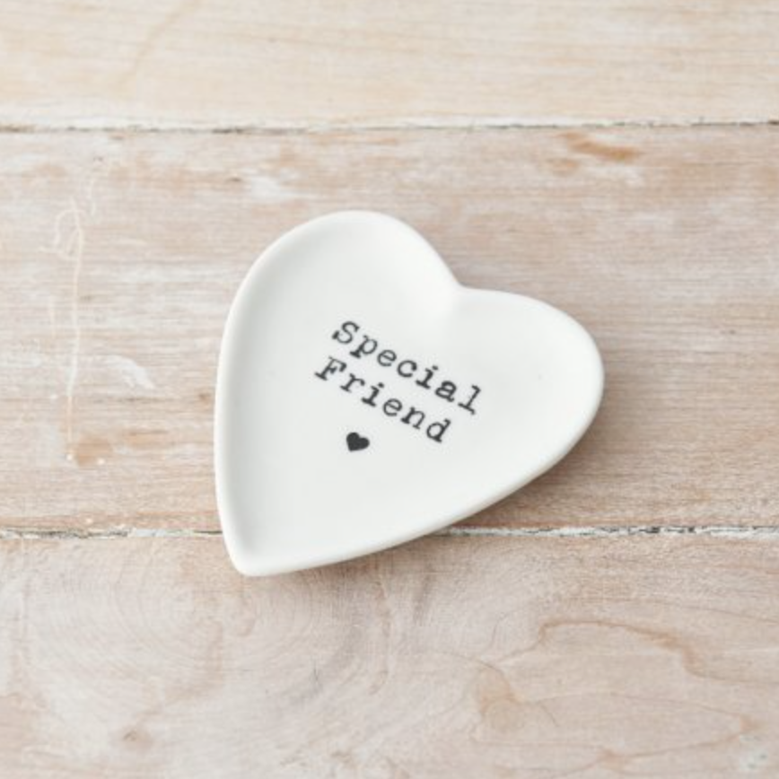 Special Friend Heart Ceramic Dish | Large