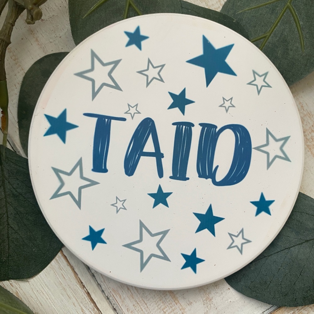Coaster Taid Serrenog | Welsh Taid Starry Coaster