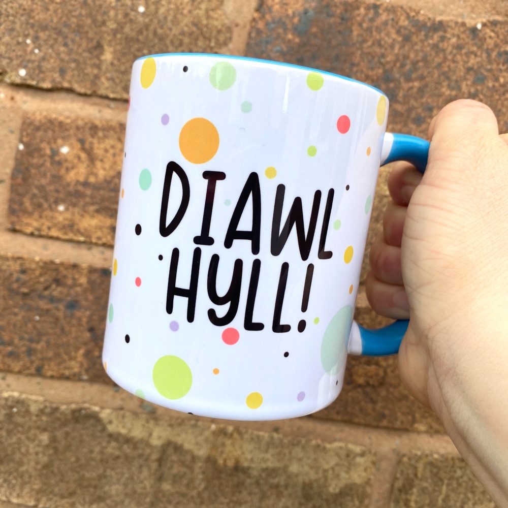 Mwg Diawl Hyll  | Welsh Diawl Hyll Mug