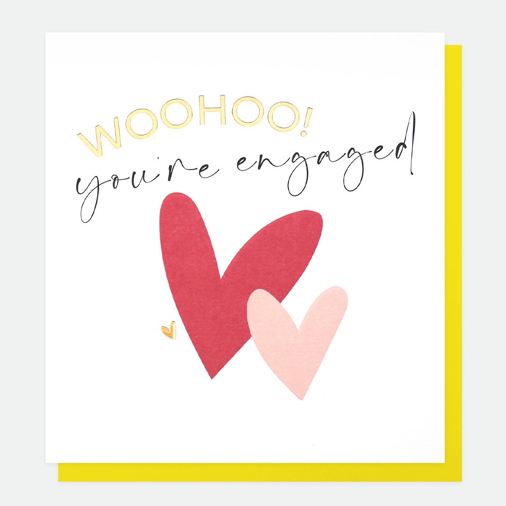 Woohoo You're Engaged Card