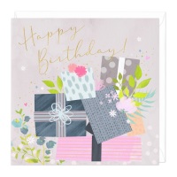 Happy Birthday Presents Card