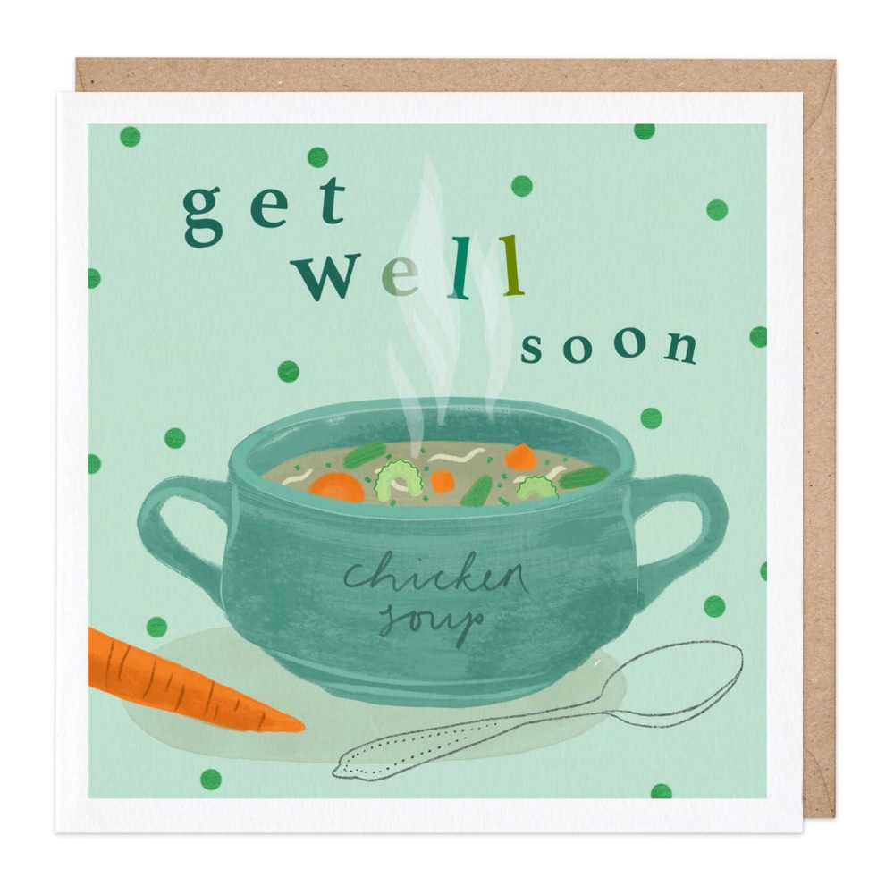Get Well Soon Chicken Soup Card