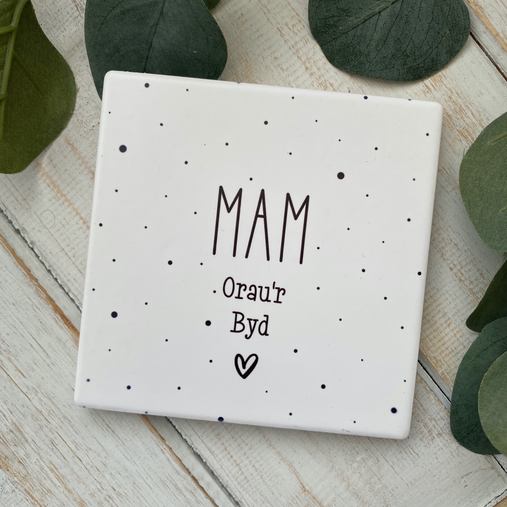 Coaster Mam Orau'r Byd | Welsh Best Mum in the World Coaster