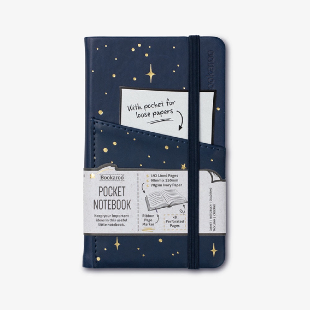 Bookaroo Moon & Stars A6 Notebook