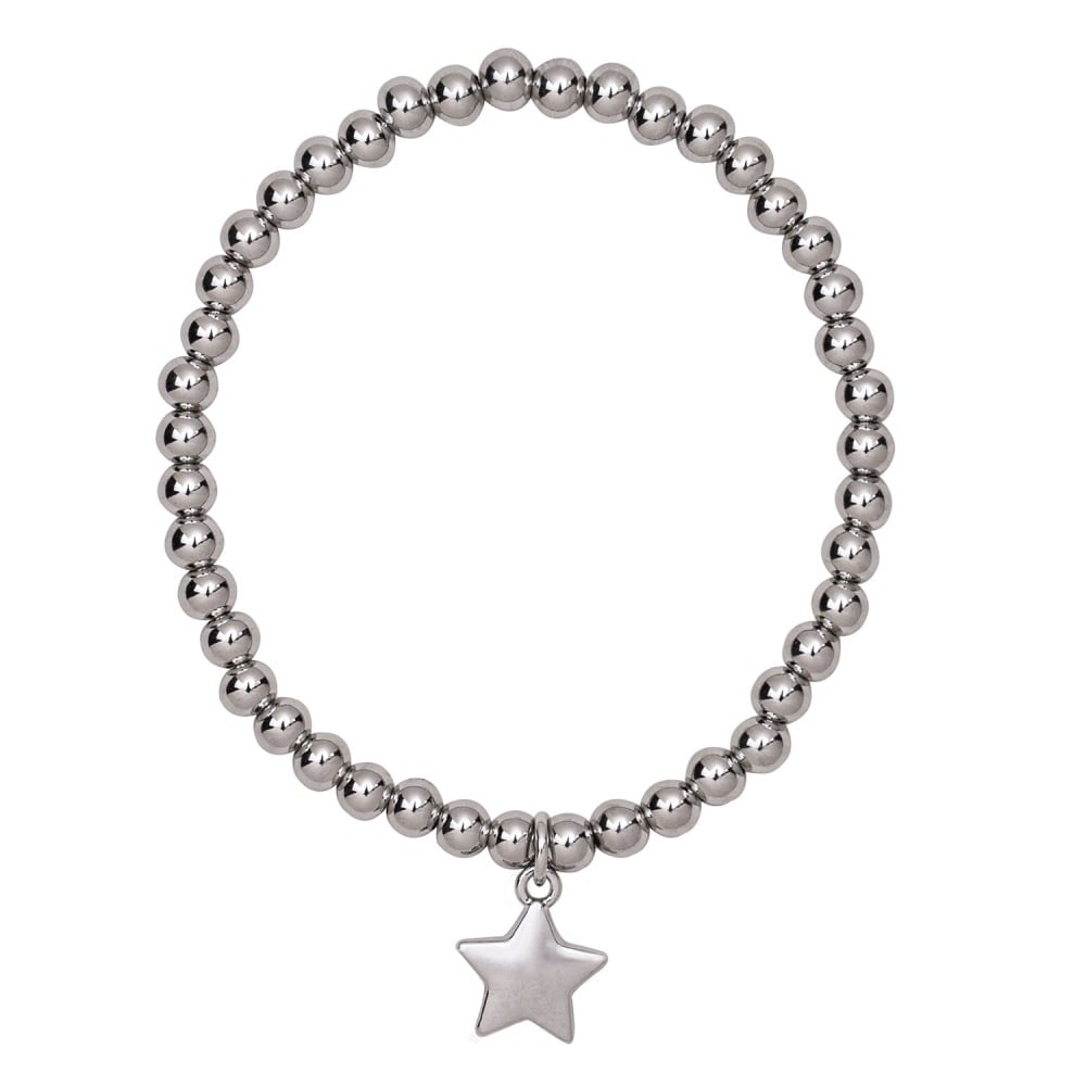 Silver Star Stretch Bracelet | D & X Jewellery