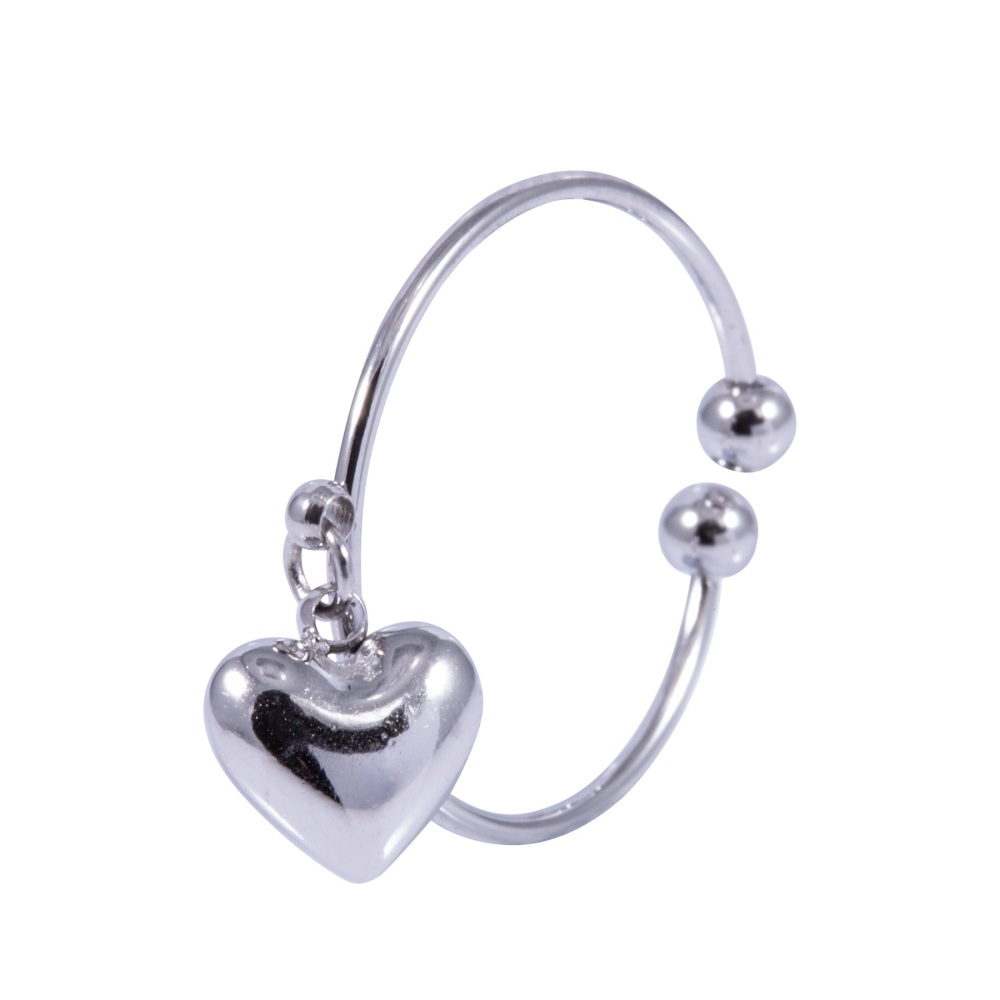 Silver Adjustable Heart Ring | D & X Jewellery