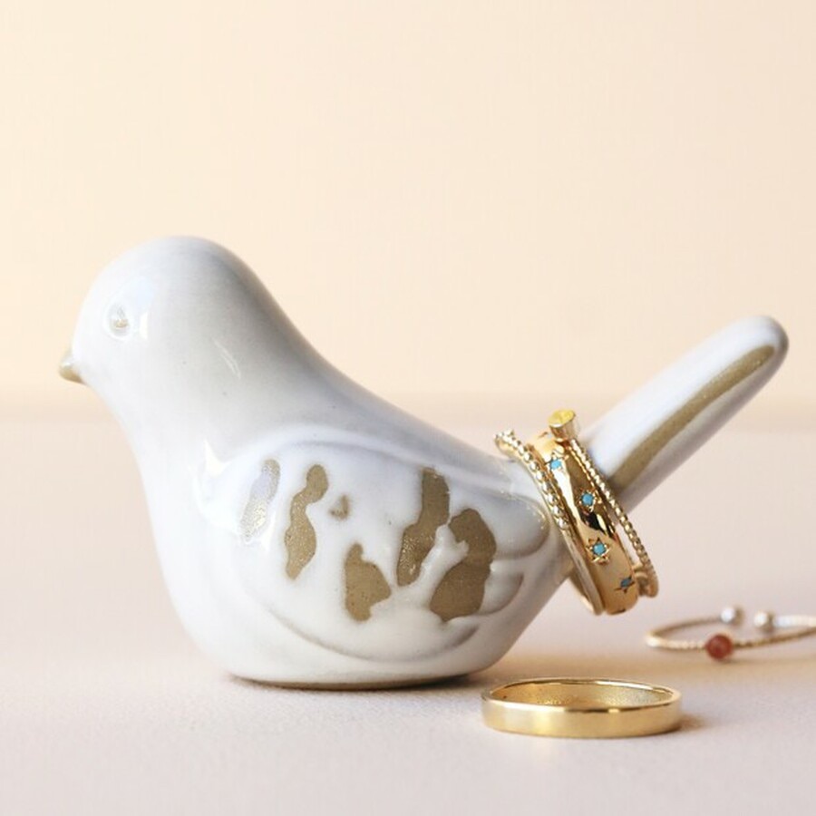 Bird Ceramic Ring Holder