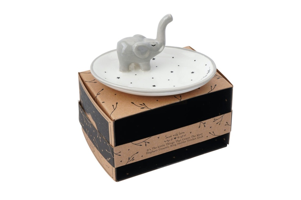 Elephant Ceramic Trinket Dish | It's the little things that count the most 