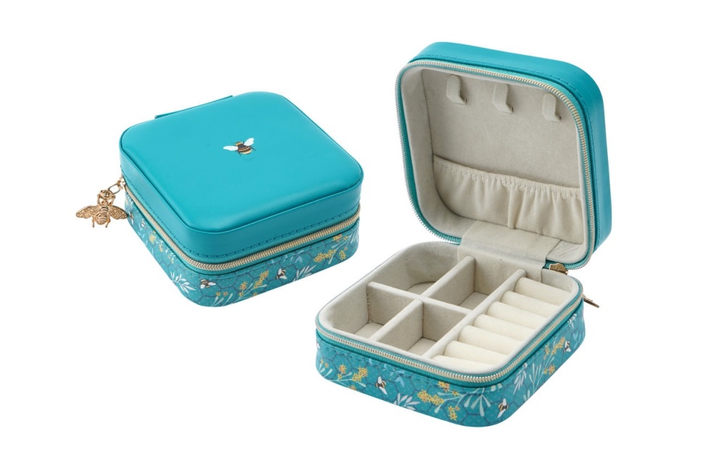 Bee Jewellery Travel Case | Jewellery Box with Bee Design