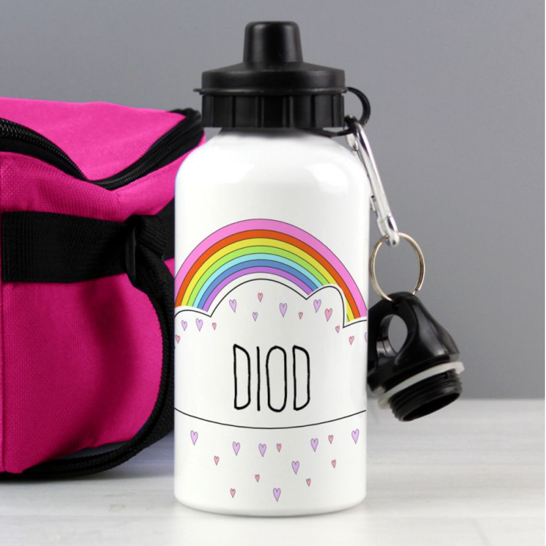 Botel Diod Enfys | Welsh Rainbow Drinks Bottle