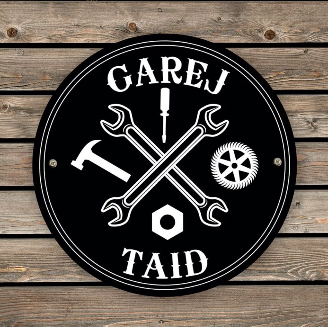 Garej Taid Addurn Arwydd | Welsh Grandad's Garage Sign