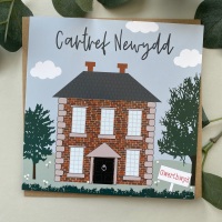 Cerdyn Cartref Newydd Ty | Welsh New Home House Card