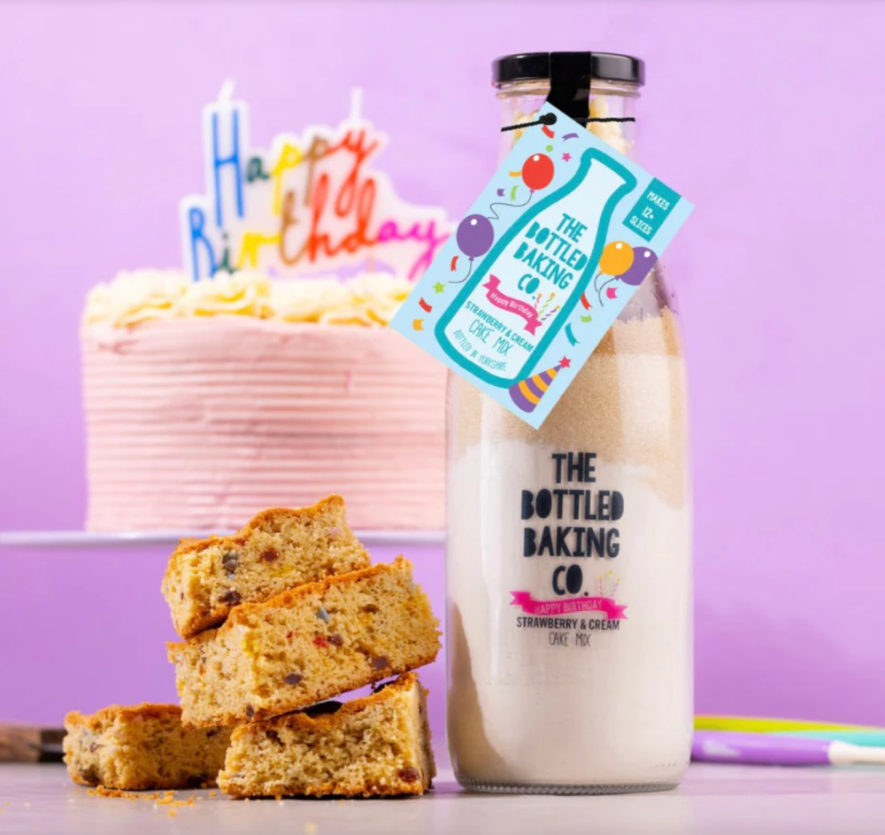 Happy Birthday Tray Bake Bottled Baking Mix